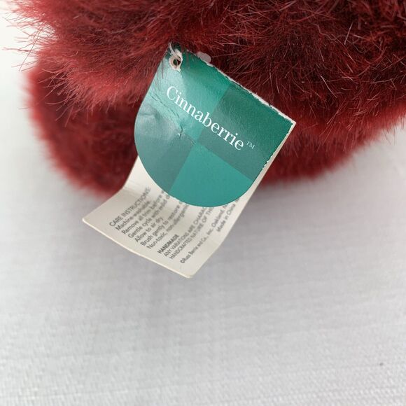 Russ Berrie CINNABERRIE GORGEOUS Christmas Stuffed Bear Joy Vintage Toy Tags - Picture 10 of 12